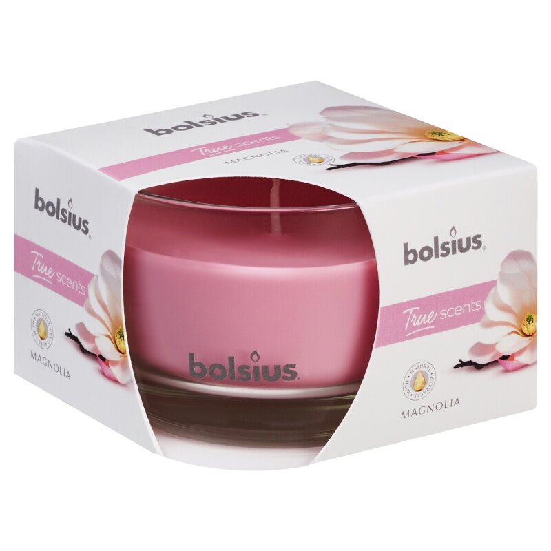 Bolsius True Scents Candle - Candela profumata Melograno, 63/90 mm