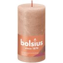 Bolsius Rustik Stumpenkerzen Shine 130x68 mm Cremiges...